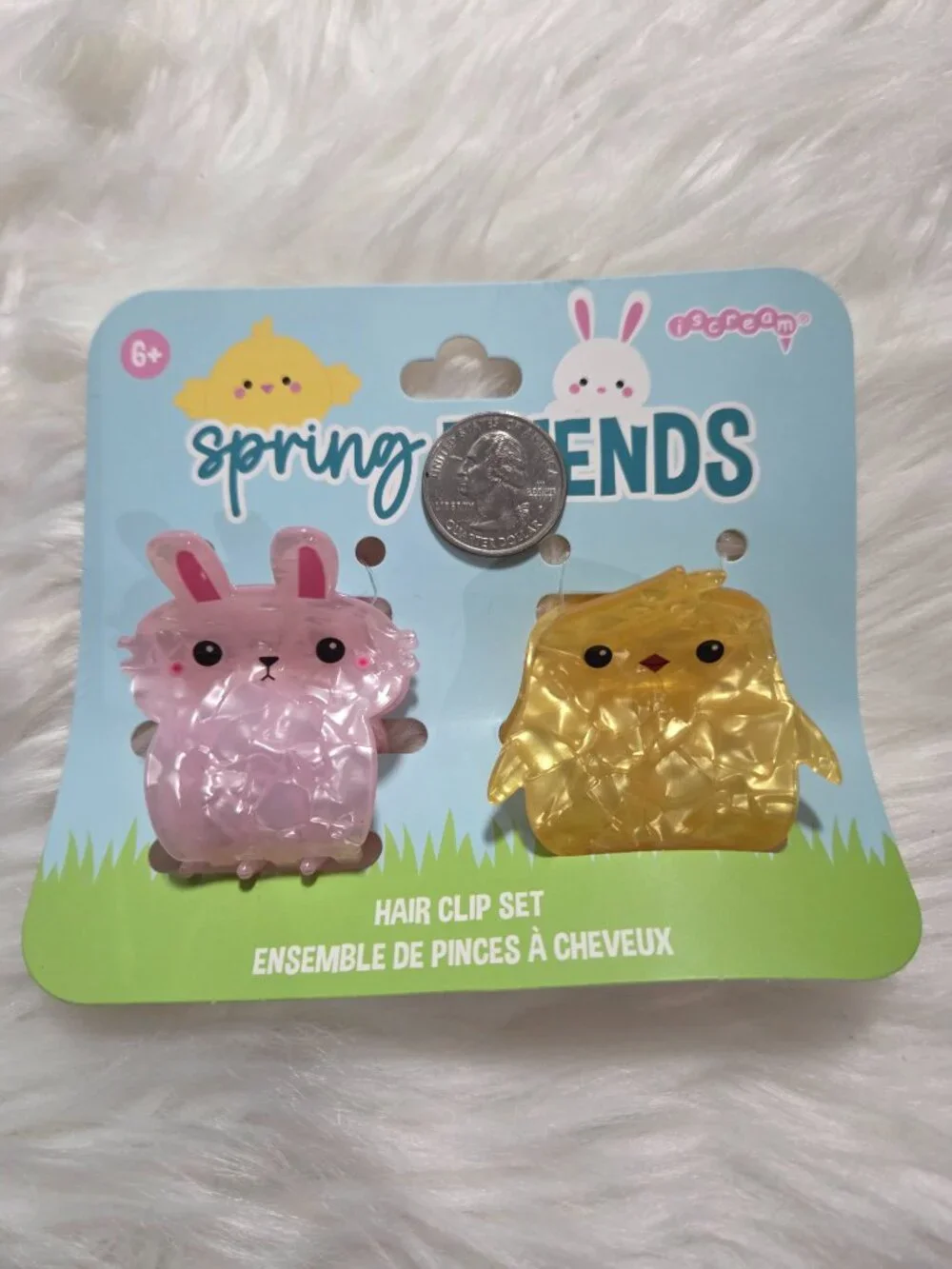 Spring Friends Bunny & Chick Mini Claw Clip Set (DAMAGED)